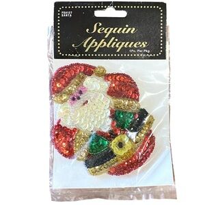 Red and Green Sequin Bell Party Decorations